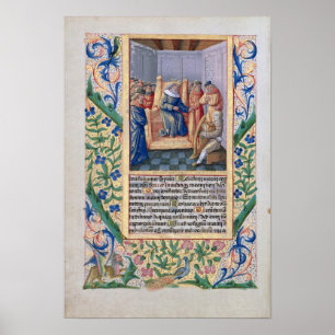 Poster Saul écouter David jouer de la harpe