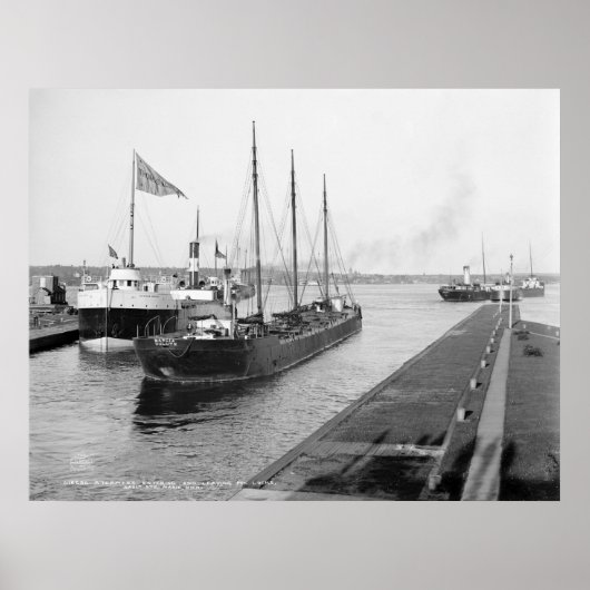 Poster Sault Ste. Marie : 1905 (Devant)