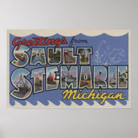 Sault Ste. Marie, Michigan - Scènes de grandes let