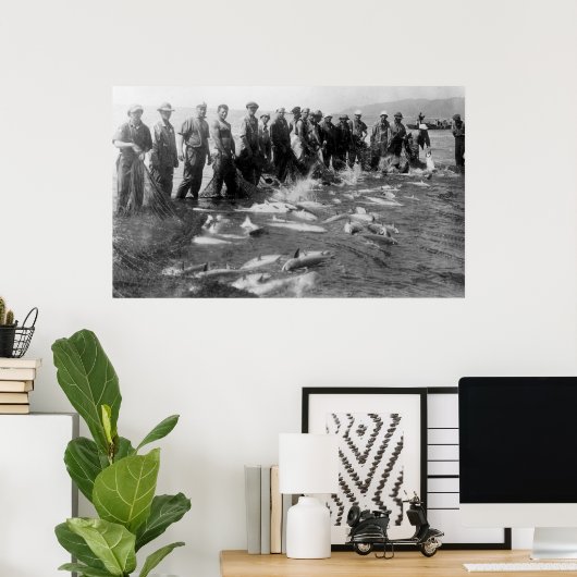 Poster Saumon à l'Astoria, OU photo (Bureau à domicile)