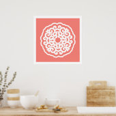 Poster Saumon Asiatique Moods Mandalla (Cuisine)