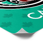 Poster Saumon de Otter rouge amérindien (Coin)