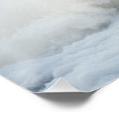 Poster Saumon de prise d'ours grizzli (Coin)