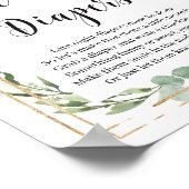 Poster Saumon succulent verdure en fin de soirée couches (Coin)