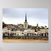 Poster Saumur River Bank Scene (Voorkant)