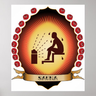 Poster Sauna Mandorla