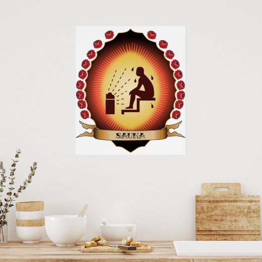 Poster Sauna Mandorla (Cuisine)