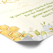 Poster Saupoudrer de Baby shower de miel de chaudière à r (Coin)