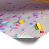 Poster Saupoudrer de cônes de crème glacée (Coin)