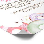 Poster Saupoudrer les beignets et les diaphères Ne pas di (Coin)