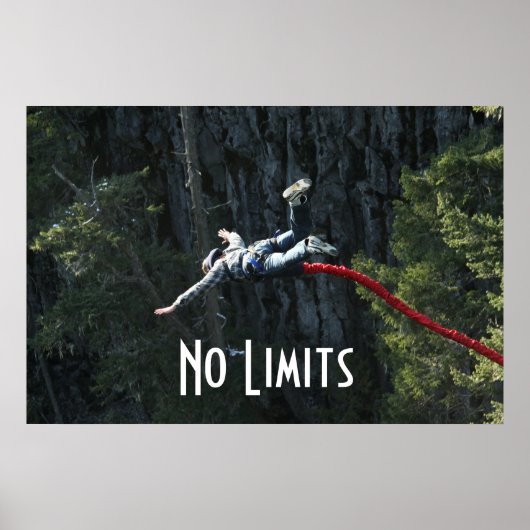 Poster Saut à l'élastique sans limites (Devant)