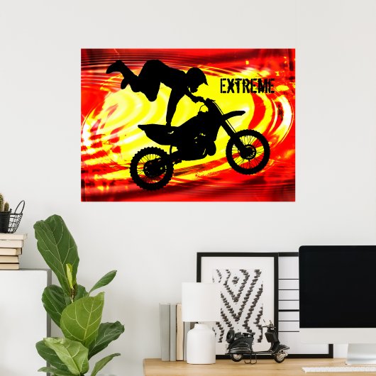 Poster Saut à moteur explosif (Bureau à domicile)