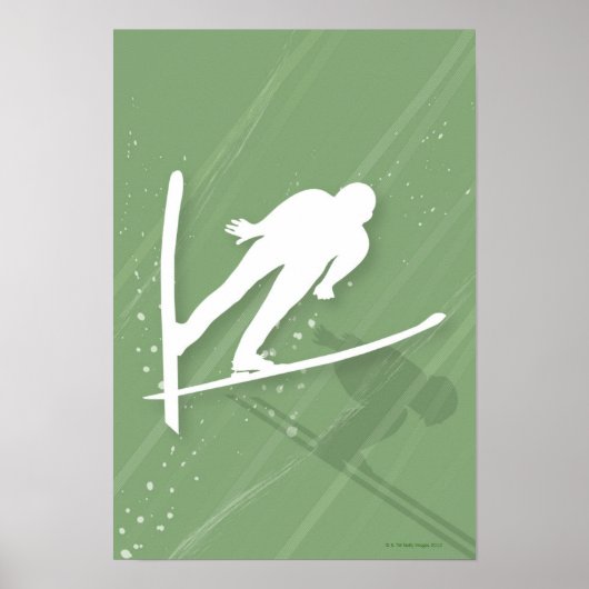 Poster Saut À Ski Deux Hommes (Devant)