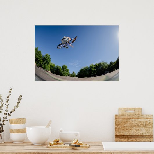 Poster Saut BMX élevé (Cuisine)