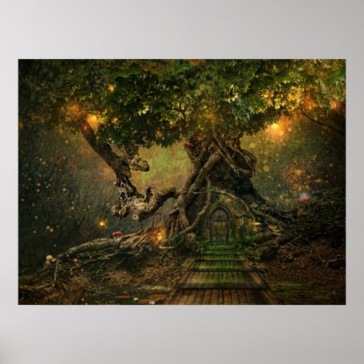 Poster saut d'arbre (Devant)