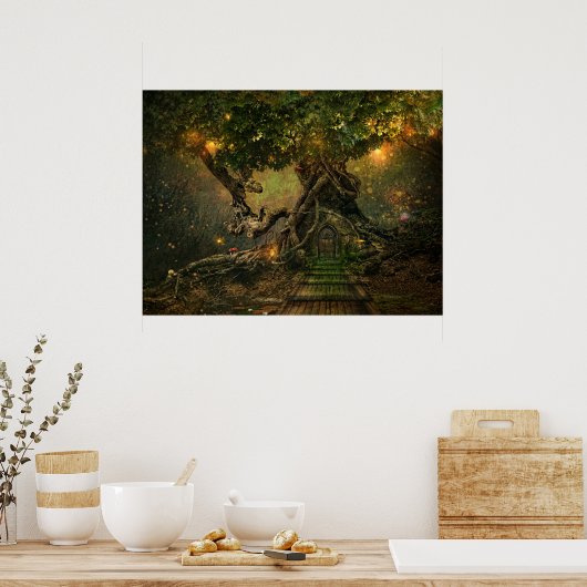 Poster saut d'arbre (Cuisine)