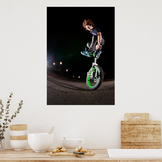 Poster Saut de fluo (Cuisine)