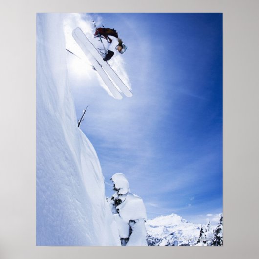 Poster Saut de skieur (Devant)