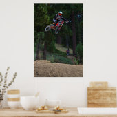 Poster saut en VTT descendant (Cuisine)