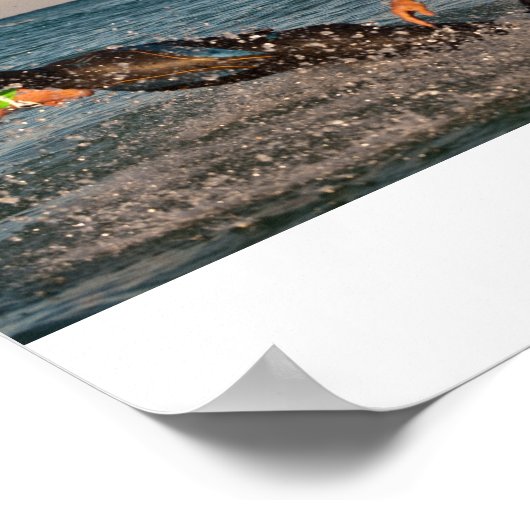 Poster Sauter dans l'océan (Coin)