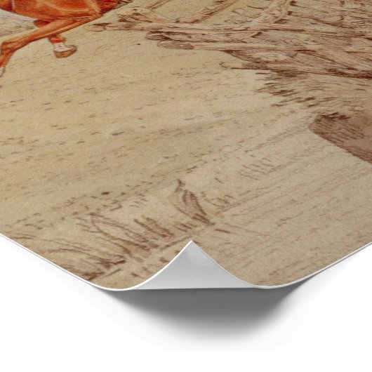 Poster Sauter une clôture (Coin)