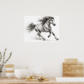 Poster Sauvage et Libre (Cuisine)