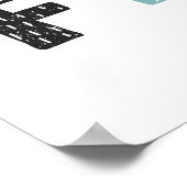 Poster Sauvage et Libre | Lettres Doodle (Coin)