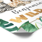 Poster Sauvage Un Anniversaire Fête de bienvenue (Coin)