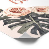 Poster Sauvage un Empreinte de léopard Anniversaire du li (Coin)