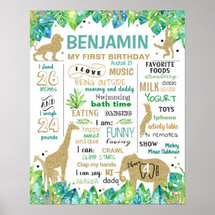 Poster Sauvage un premier signe jalon anniversaire