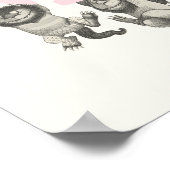 Poster SAUVAGE | Wild Things et Max - Rose (Coin)