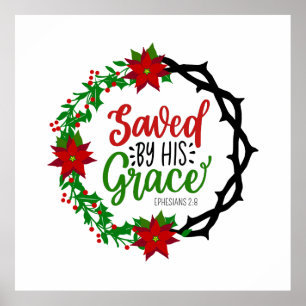 Poster Sauvé par Sa Grace Christmas Wreath