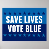 Sauver des vies Voter bleu