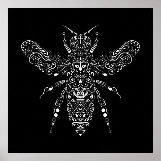 Poster sauver les abeilles (Devant)