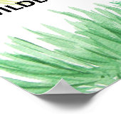 Poster Sauver les arbres Conserver l'habitat De l'environ (Coin)