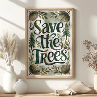 Sauver les arbres, la verdure et l'art de conserva