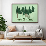 Poster SAUVER LES ARBRES L'art forestier<br><div class="desc">Regardez cette douce peinture murale, faite à la main par moi pour vous ! N'hésitez pas à ajouter votre propre texte ou à modifier les couleurs. Merci pour faire mes courses et soutenir des artistes indépendants ! S'il vous plaît vérifier dans mon magasin pour les articles correspondants comme les cartes...</div>