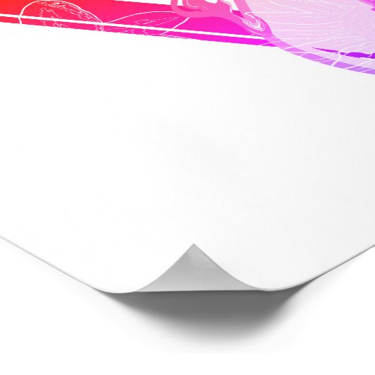 Poster sauver nos requins SOS triangle d'été (Coin)