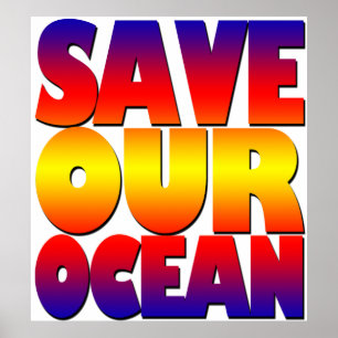 Poster Sauver Notre Océan
