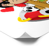 Poster Sauver une vie Adopter un abri animal (Coin)