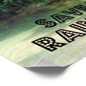 Poster Sauvez la forêt tropicale ! (Coin)