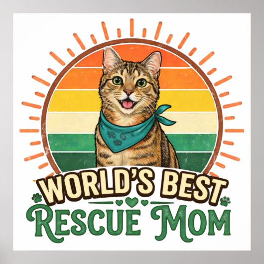 Poster Sauvez la maman du chat (Devant)