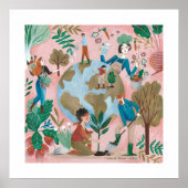 Poster Sauvez la planète Terre (Devant)