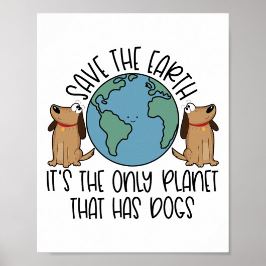 Poster Sauvez la Terre (Devant)