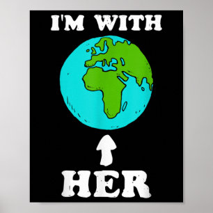 Poster Sauvez la Terre Changement climatique Recyclage De