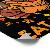 Poster Sauvez la Turquie Mangez des Tacos Mexicains Fun T (Coin)