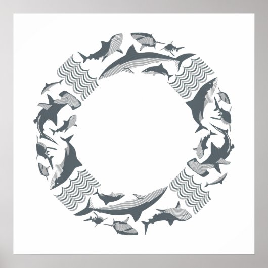Poster Sauvez la vie des requins (Devant)