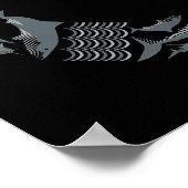 Poster Sauvez la vie des requins (Coin)