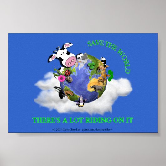 Poster Sauvez le monde (Devant)