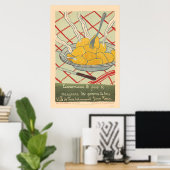 Poster Sauvez le pain en mangeant des pommes de terre - F (Bureau à domicile)